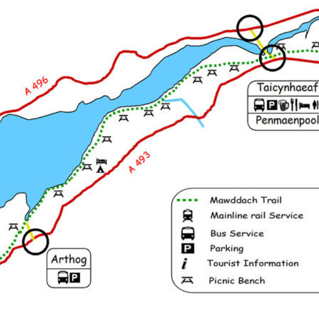 Mawddach trail map